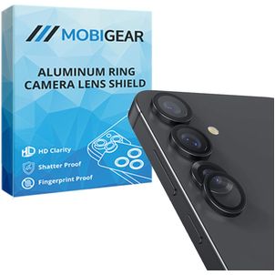 Mobigear Single Samsung Galaxy S25 Verre trempé Protection Objectif Caméra - Compatible Coque - Noir