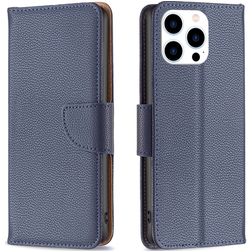 Mobigear Excellent Housse iPhone 16 Pro Etui Porte-Monnaie - Bleu
