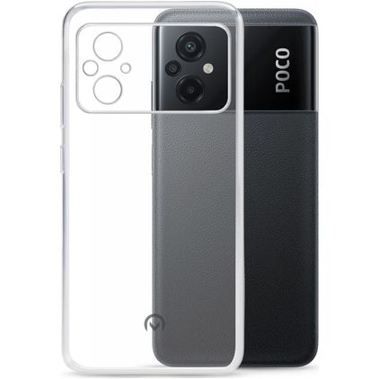 Mobilize Gelly Coque Transparente POCO M5 Coque arrière en TPU Souple - Transparent