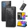 Mobigear Mandala Housse Samsung Galaxy M52 Etui Porte-Monnaie - Noir