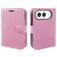 Mobigear Classic Housse iPhone Duo Etui Porte-Monnaie - Rose