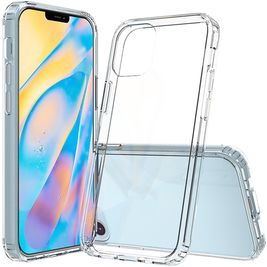 Mobigear Crystal Coque Transparente iPhone 12 Mini Coque arrière Rigide - Transparent