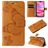 Mobigear Butterfly iPhone 16 Étui Portefeuille - Cognac