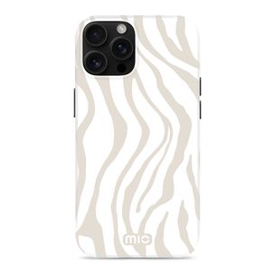 MIO Coque iPhone 16 Pro Max MagSafe Coque arrière Rigide - Sandy Zebra