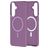 Mobiparts Slim Line Samsung Galaxy A57 MagSafe Plastique rigide Coque arrière - Imperial Purple