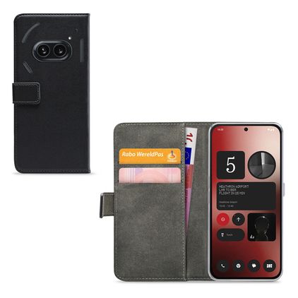 Mobilize Classic Gelly Wallet Nothing Phone (2a) Étui Portefeuille - Noir