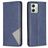 Mobigear Rhombus Slim Housse Motorola Moto G54 Etui - Bleu