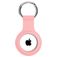 Xccess Keychain Coque Apple AirTag Porte-clés en Silicone Souple - Rose