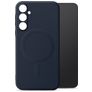 My Style Protective Flex Coque Samsung Galaxy A55 MagSafe Coque arrière en TPU Souple - Bleu Marin