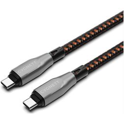Cygnett Armoured - Câble USB-C vers USB-C 1 mètre - Noir