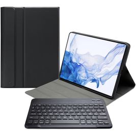 Mobilize Detachable Bluetooth Keyboard Coque Samsung Galaxy Tab S7 Plus Etui Clavier Bluetooth AZERTY - Noir