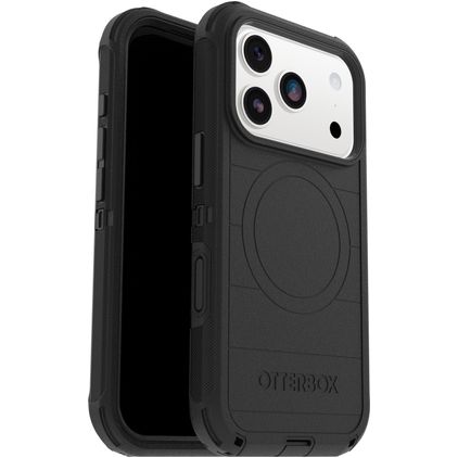 OtterBox Defender Coque iPhone 17 Pro MagSafe Coque arrière Rigide Anti-Chocs - Noir