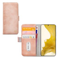 Mobilize Elite Gelly Housse Samsung Galaxy S22 Etui Porte-Monnaie - Soft Pink