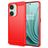 Mobigear Brushed Coque OnePlus Nord 3 Coque arrière en TPU Souple - Rouge