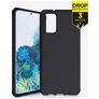 ITSkins SpectrumSolid Coque Samsung Galaxy S20 Plus Coque arrière en TPU Souple Anti-Chocs - Plain Black