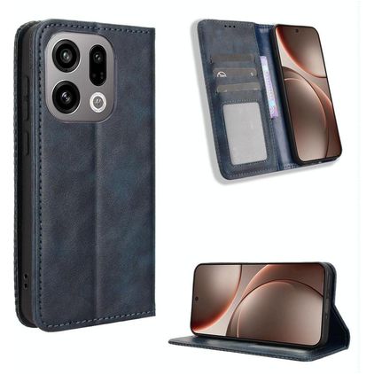 Mobigear Sensation OPPO Find X9 Étui Portefeuille - Bleu