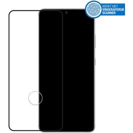 Mobilize Premium Samsung Galaxy S21 Ultra Verre trempé Protection d'écran - Compatible Coque - Noir