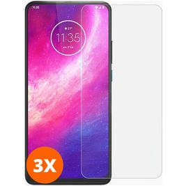 Mobigear Motorola One Hyper Verre trempé Protection d'écran - Compatible Coque (Lot de 3)