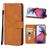 Mobigear Wallet Housse Motorola Moto G72 Etui Porte-Monnaie - Marron