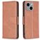 Mobigear Excellent Housse iPhone 15 Plus Etui Porte-Monnaie - Marron
