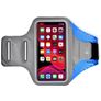 Mobigear Easy Fit Brassard Téléphone LG Velvet Brassard Coque de Sport en Neoprène - Bleu