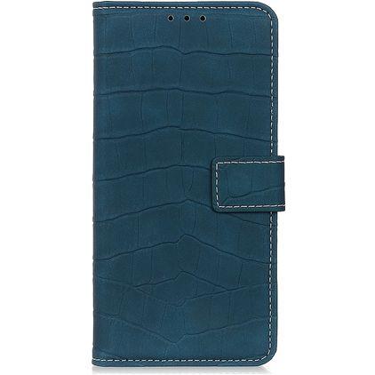Mobigear Croco Housse Realme X50 Etui Porte-Monnaie - Vert