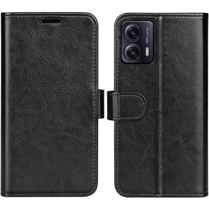 Mobigear Basic Housse Motorola Moto G53 5G Etui Porte-Monnaie - Noir