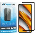 Mobigear Premium POCO F3 Verre trempé Protection d'écran - Compatible Coque - Noir