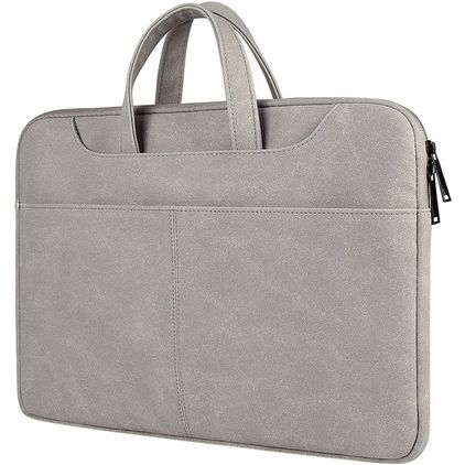 Mobigear Sand Sacoche Ordinateur portable 15 - 16 Pouces Sacoche ordinateur + Poignée - Gris