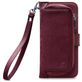 Mobilize Gelly Zipper Samsung Galaxy A6 Plus (2018) Détachable 2in1 Pochette - Bordeaux
