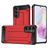 Mobigear Outdoor Samsung Galaxy A16 Plastique rigide Coque arrière Antichoc - Rouge