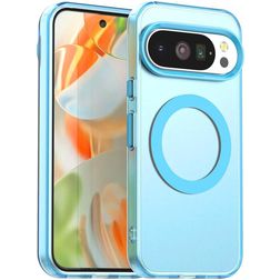 Mobigear Shockproof Google Pixel 10 MagSafe Plastique rigide Coque arrière - Bleu