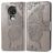 Mobigear Butterfly Housse Nokia 7.2 Etui Porte-Monnaie - Gris