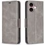 Mobigear Excellent Housse iPhone 16 Plus Etui Porte-Monnaie - Gris