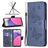 Mobigear Butterfly Housse Samsung Galaxy A33 Etui Porte-Monnaie - Bleu