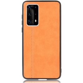 Mobigear Stitch Coque Huawei P40 Pro Plus Coque arrière - Orange