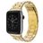 Mobigear Antwerp Bracelet Acier Apple Watch Fermeture boucle déployante - 49/46/45/44 mm - Or