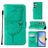 Mobigear Butterfly Housse Samsung Galaxy A35 Etui Porte-Monnaie - Vert