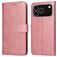 Mobigear Wallet Housse iPhone 17 Pro Etui Porte-Monnaie - Rose doré