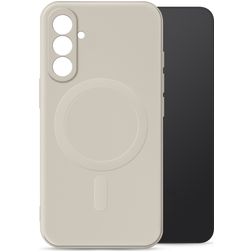 My Style Protective Flex Coque Samsung Galaxy A36 MagSafe Coque arrière en TPU Souple - Antique White