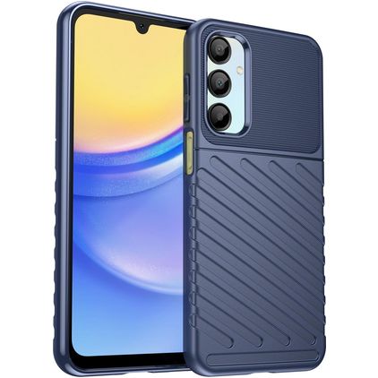 Mobigear Groove Samsung Galaxy A26 TPU souple Coque arrière - Bleu