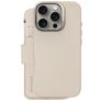 Decoded Detachable Wallet Housse iPhone 16 Pro MagSafe Etui avec Coque Détachable en Cuir Véritable Porte-Monnaie - Clay