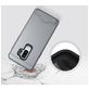 Mobigear Card Coque Samsung Galaxy S9 Plus Coque arrière Rigide Anti-Chocs avec Porte-Cartes - Gris