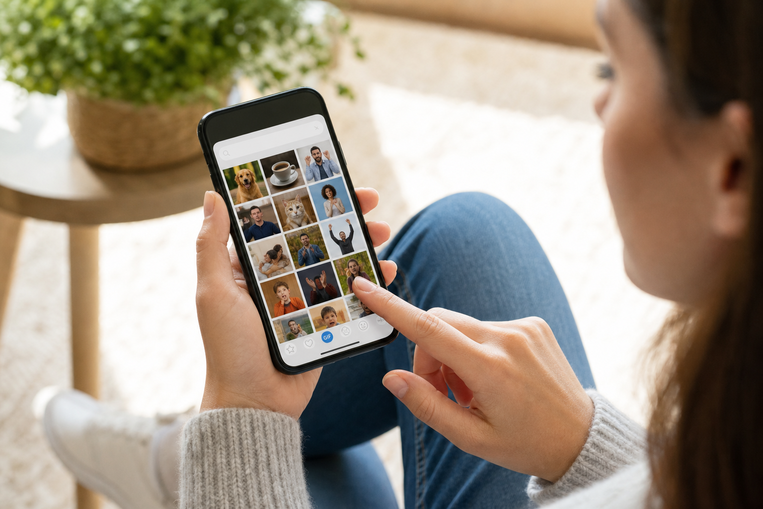 Comment envoyer un GIF ?