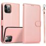Mobigear Wallet Housse iPhone 16 Pro Max Etui avec Coque Détachable Porte-Monnaie - Rose doré