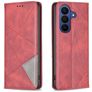 Mobigear Rhombus Slim Housse Samsung Galaxy S26 Etui - Rouge