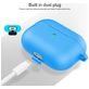 Mobigear Classic Coque Apple AirPods 3 Coque en Silicone Souple - Bleu