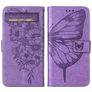 Mobigear Butterfly Housse Google Pixel 7a Etui Porte-Monnaie - Violet