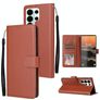 Mobigear Wallet Housse Samsung Galaxy S26 Ultra Etui Porte-Monnaie - Marron