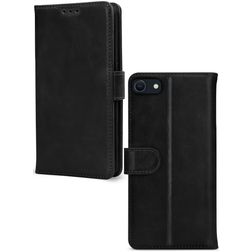 Mobilize Premium Gelly Wallet Housse iPhone SE (2020) Etui Porte-Monnaie - Noir